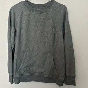 Lululemon Scuba Pullover Sweatshirt - Size 10 Heathered Speckled Black